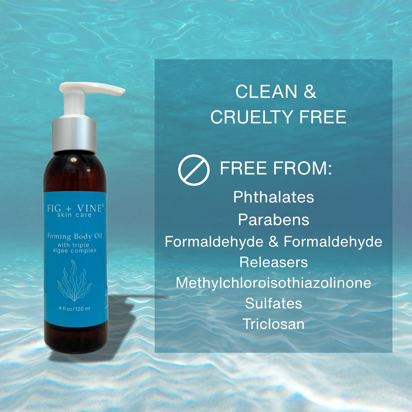 Firming Body Oil Serum with Triple Algae Complex